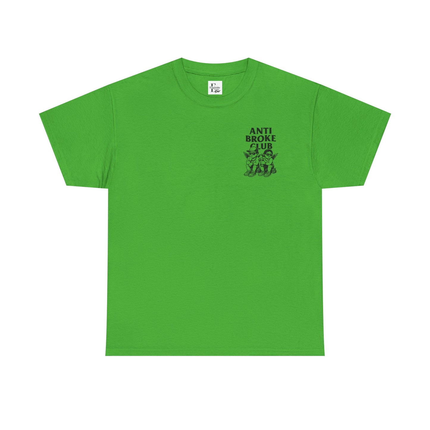 Anti Broke Club Graphic Tee, Casual Wear, Gift for Friends, Streetwear, Statement Shirt