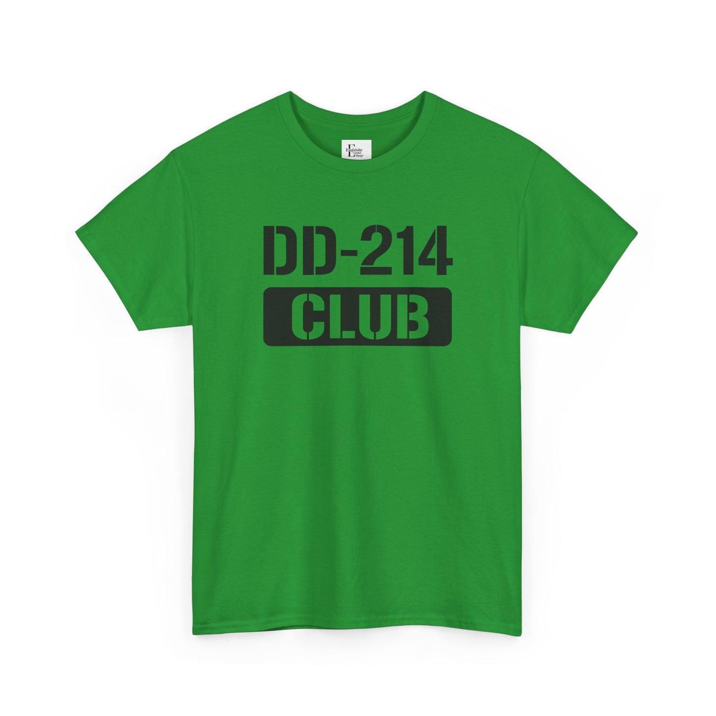 DD-214 Club Unisex Heavy Cotton Tee, Veterans Shirt, Patriotic T-Shirt, Casual Wear, Military Pride Apparel