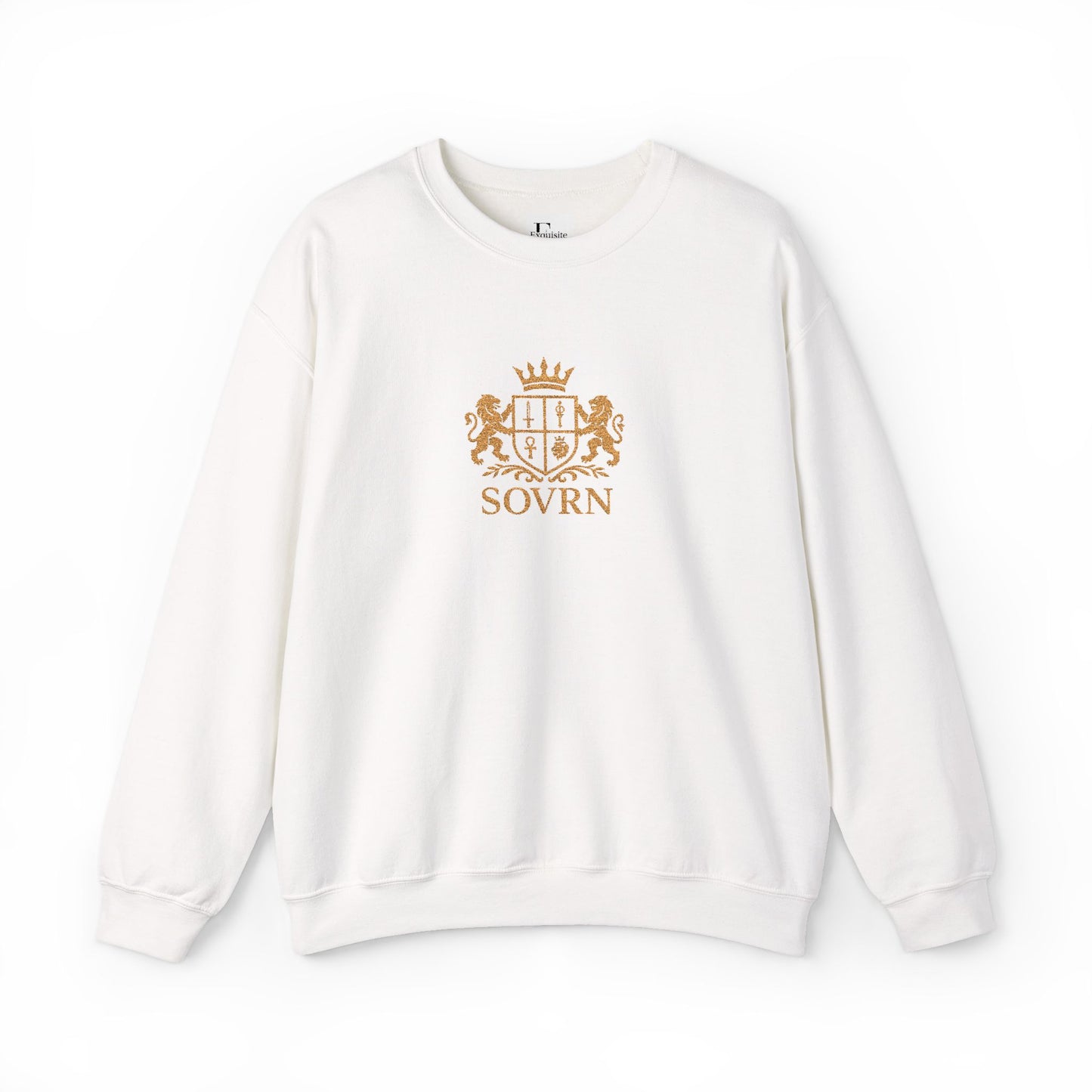 SOVRN "Red and Gold" Embroidered sweatshirt
