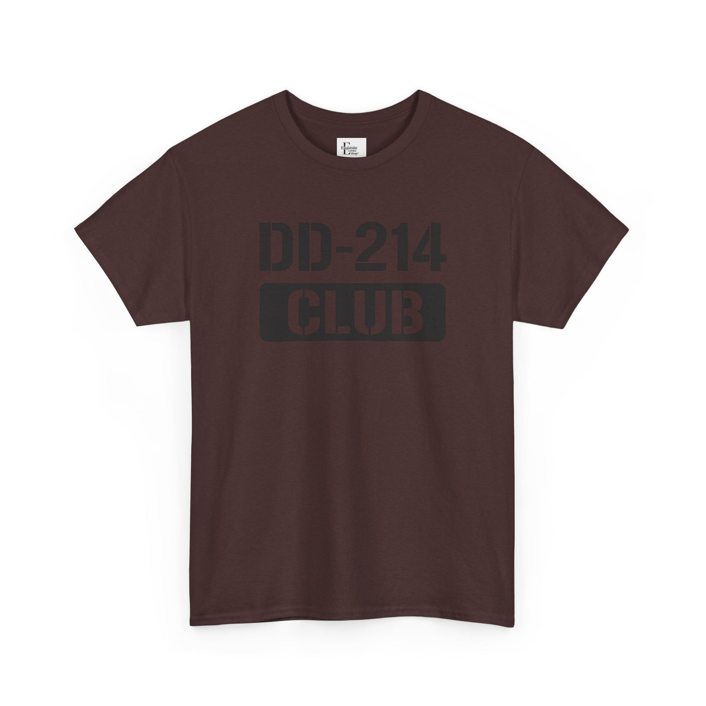 DD-214 Club Unisex Heavy Cotton Tee, Veterans Shirt, Patriotic T-Shirt, Casual Wear, Military Pride Apparel