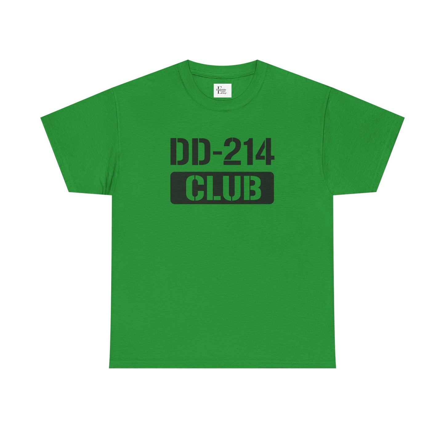 DD-214 Club Unisex Heavy Cotton Tee, Veterans Shirt, Patriotic T-Shirt, Casual Wear, Military Pride Apparel