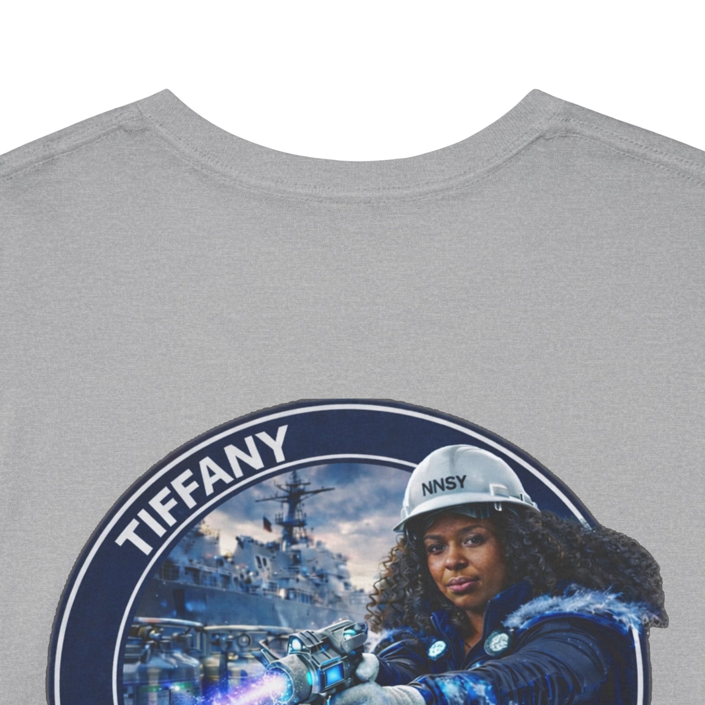 For the Fleet Tee — 'Tiffany' Space Pilot Graphic T-Shirt