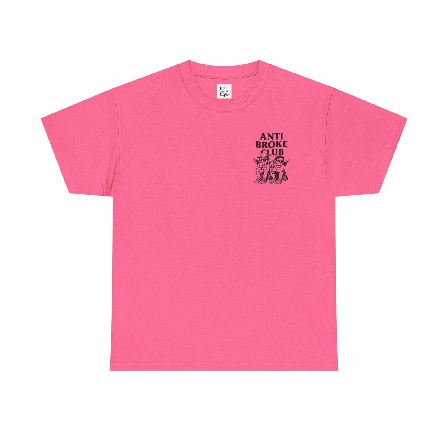 Anti Broke Club Graphic Tee, Casual Wear, Gift for Friends, Streetwear, Statement Shirt