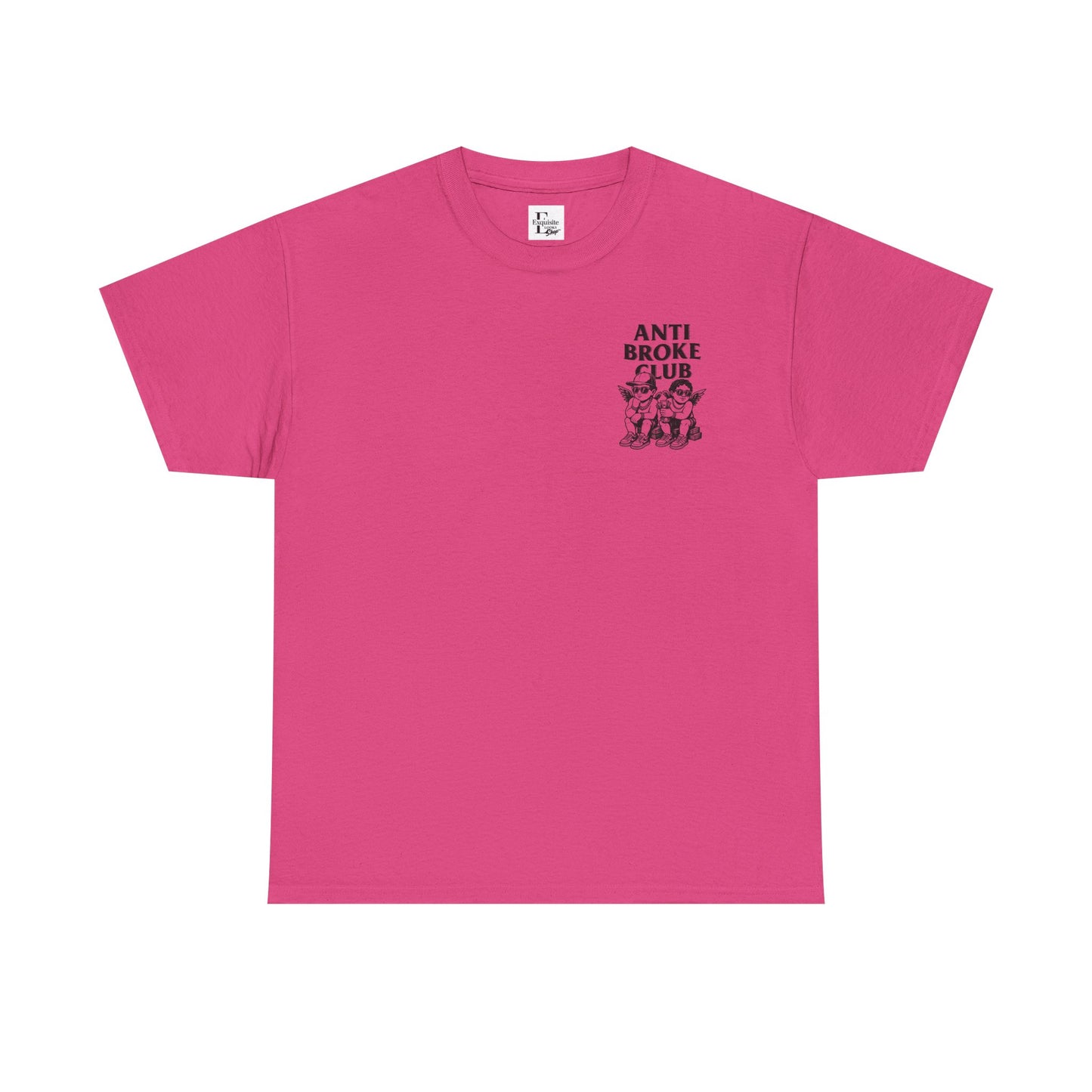 Anti Broke Club Graphic Tee, Casual Wear, Gift for Friends, Streetwear, Statement Shirt