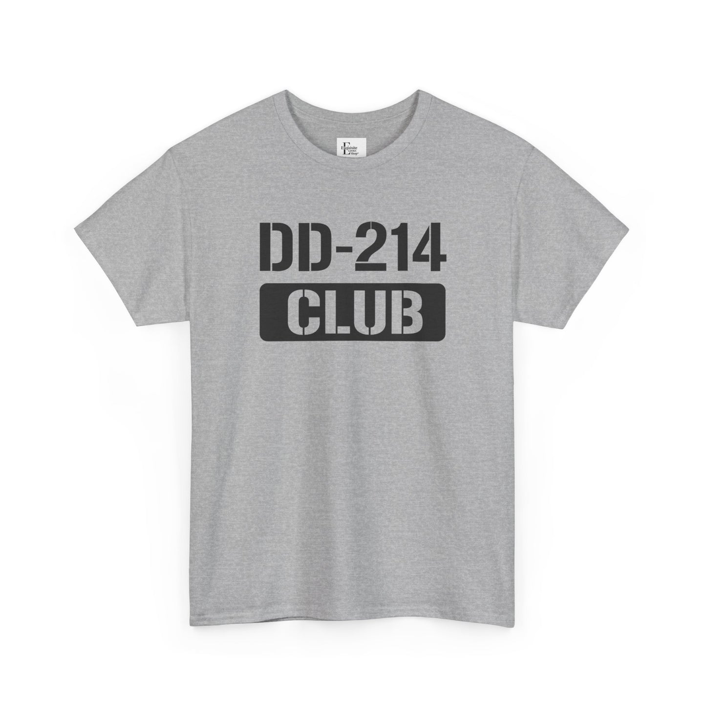 DD-214 Club Unisex Heavy Cotton Tee, Veterans Shirt, Patriotic T-Shirt, Casual Wear, Military Pride Apparel