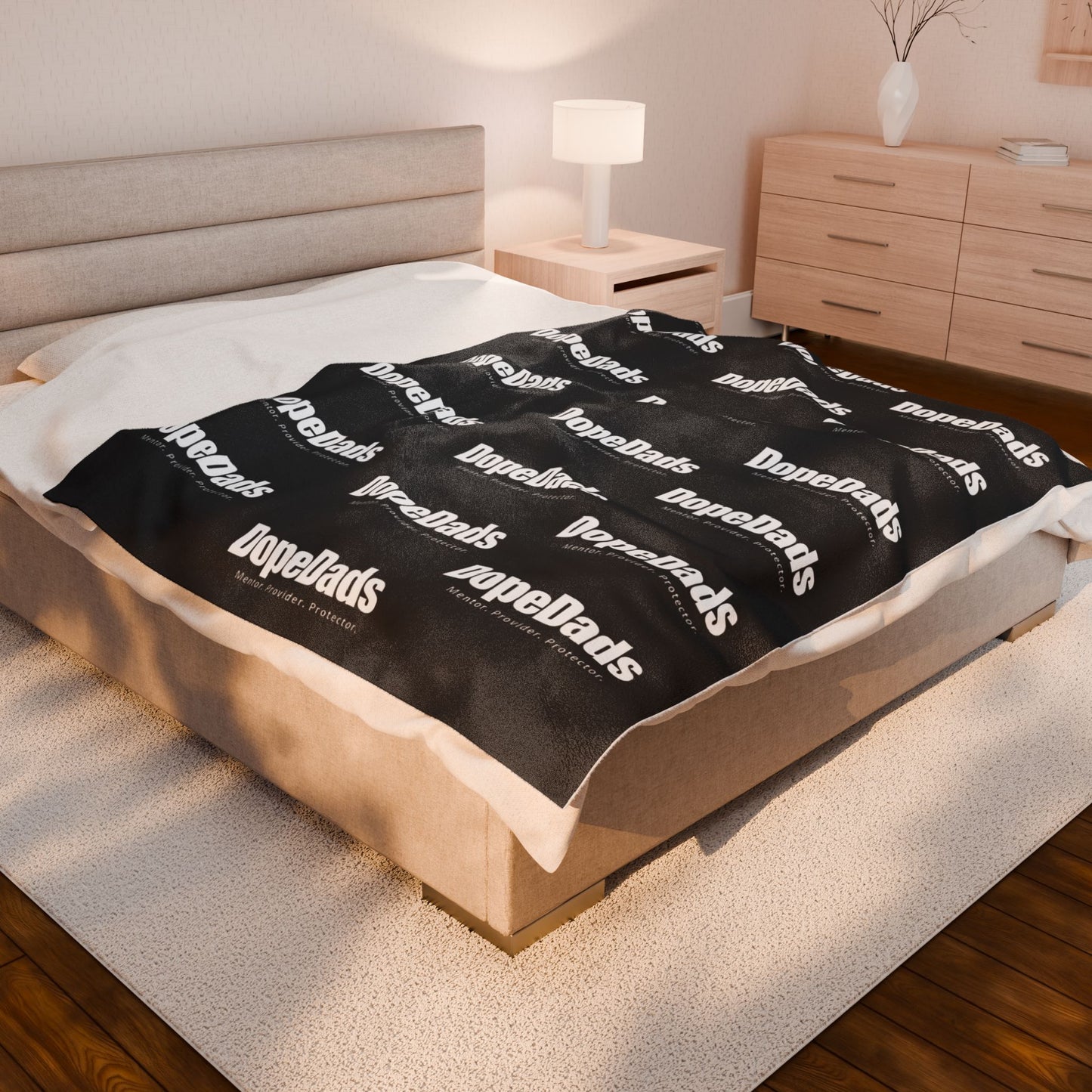 Dope dads Velveteen Plush Blanket