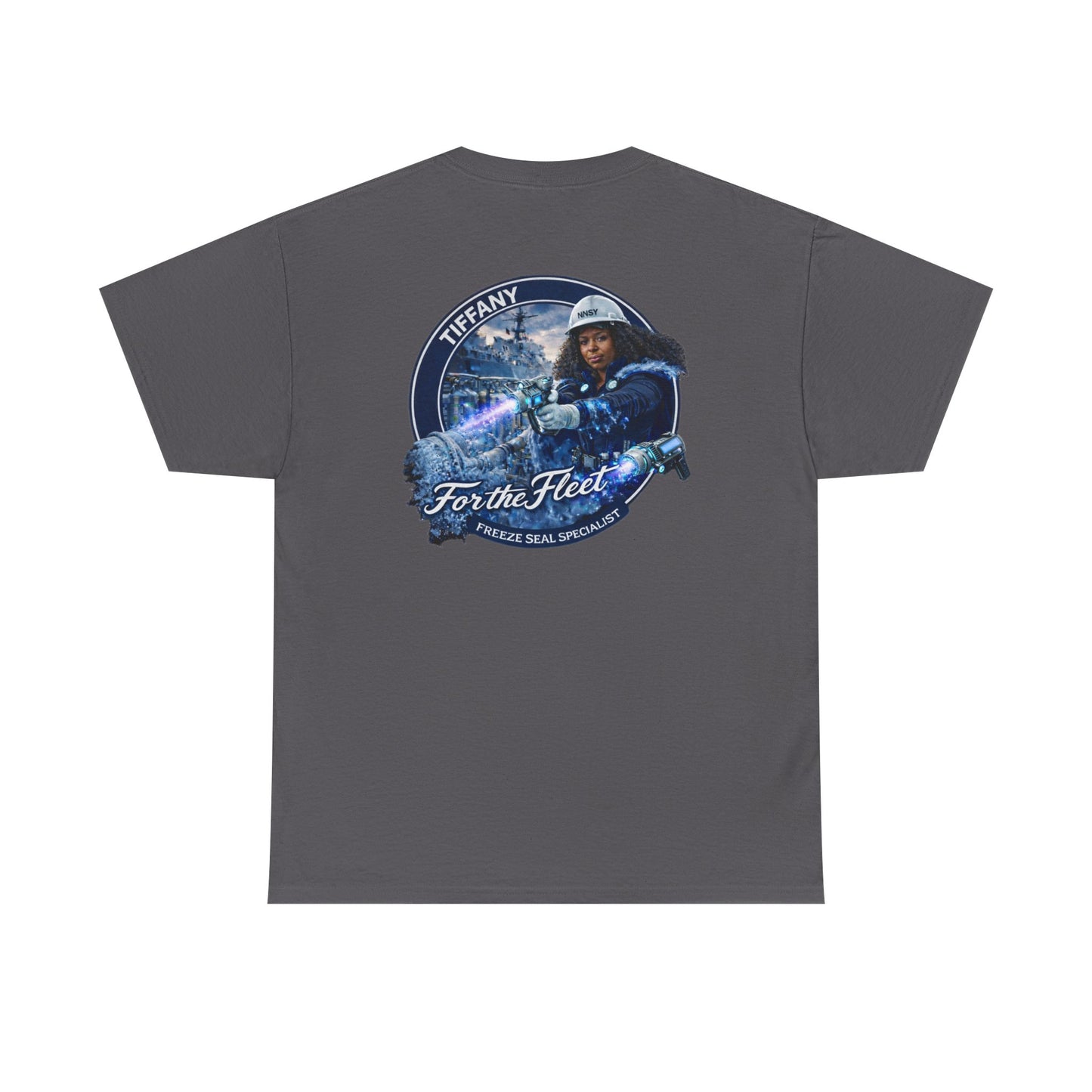 For the Fleet Tee — 'Tiffany' Space Pilot Graphic T-Shirt
