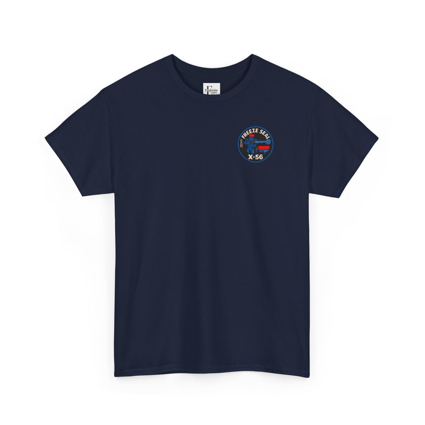 Freeze Seal worker red jacket t shirt  Unisex Cotton Tee