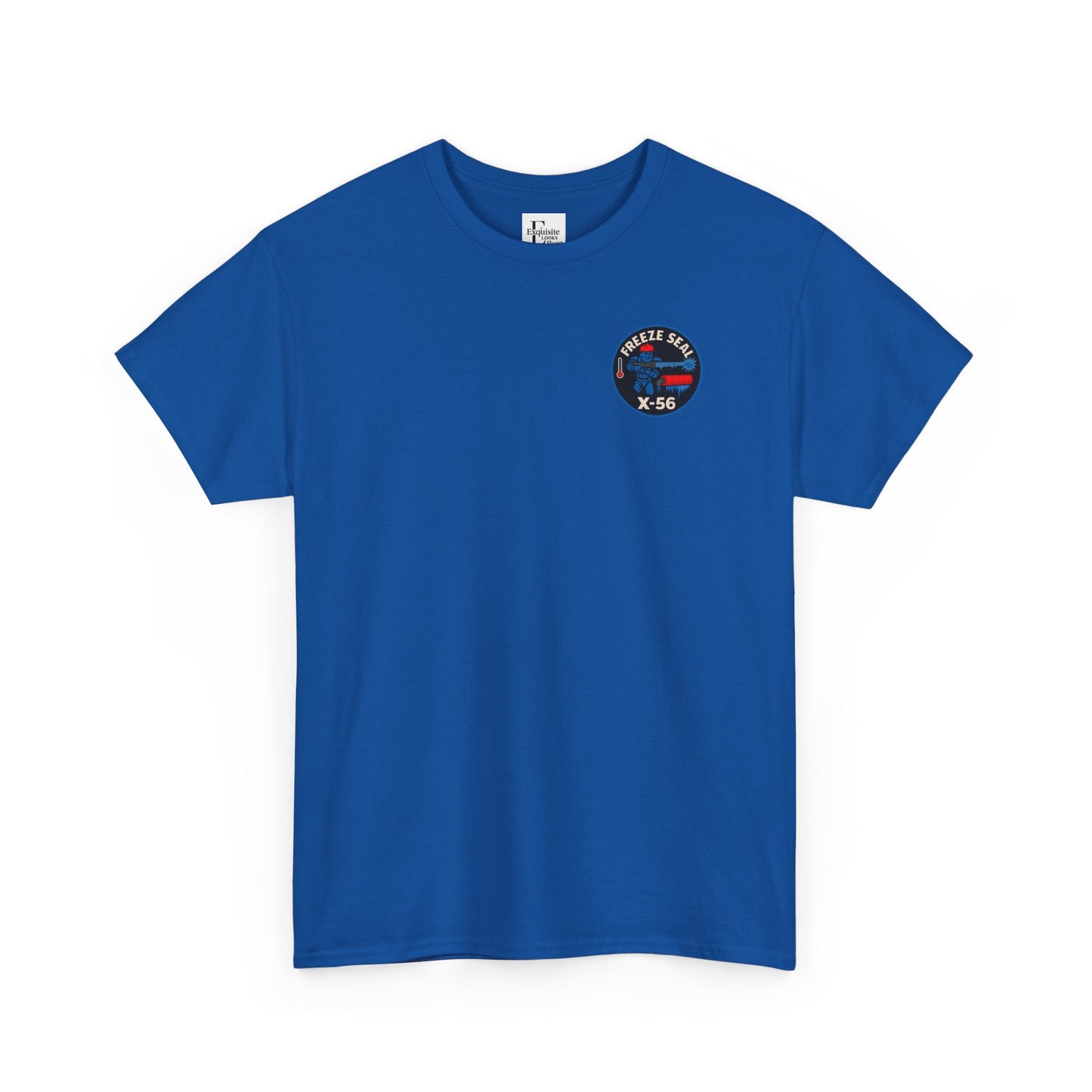 Freeze Seal worker red jacket t shirt  Unisex Cotton Tee