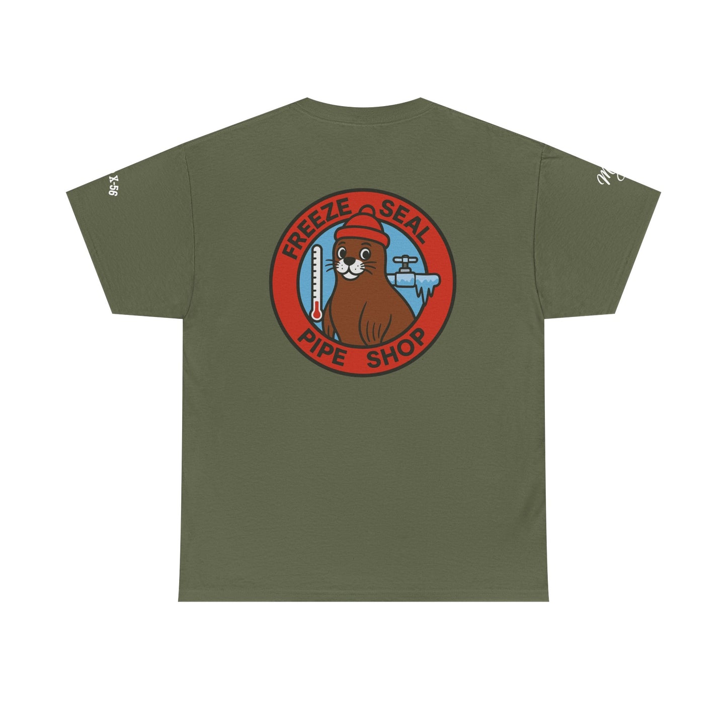 Unisex Heavy Cotton Tee with Bold Design, Casual Wear, Gift for Him/Her, Streetwear, Graphic Tee, Everyday Comfort, #ForTheFleet