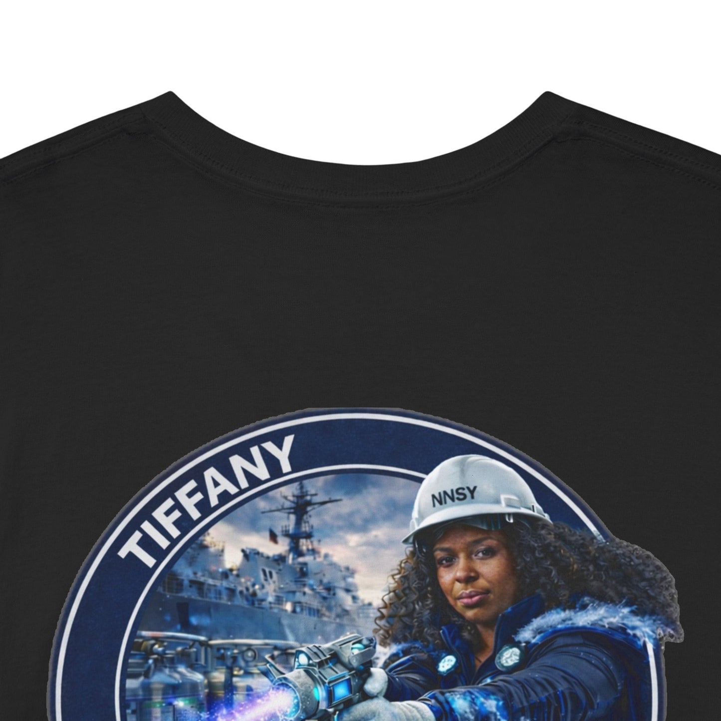 For the Fleet Tee — 'Tiffany' Space Pilot Graphic T-Shirt