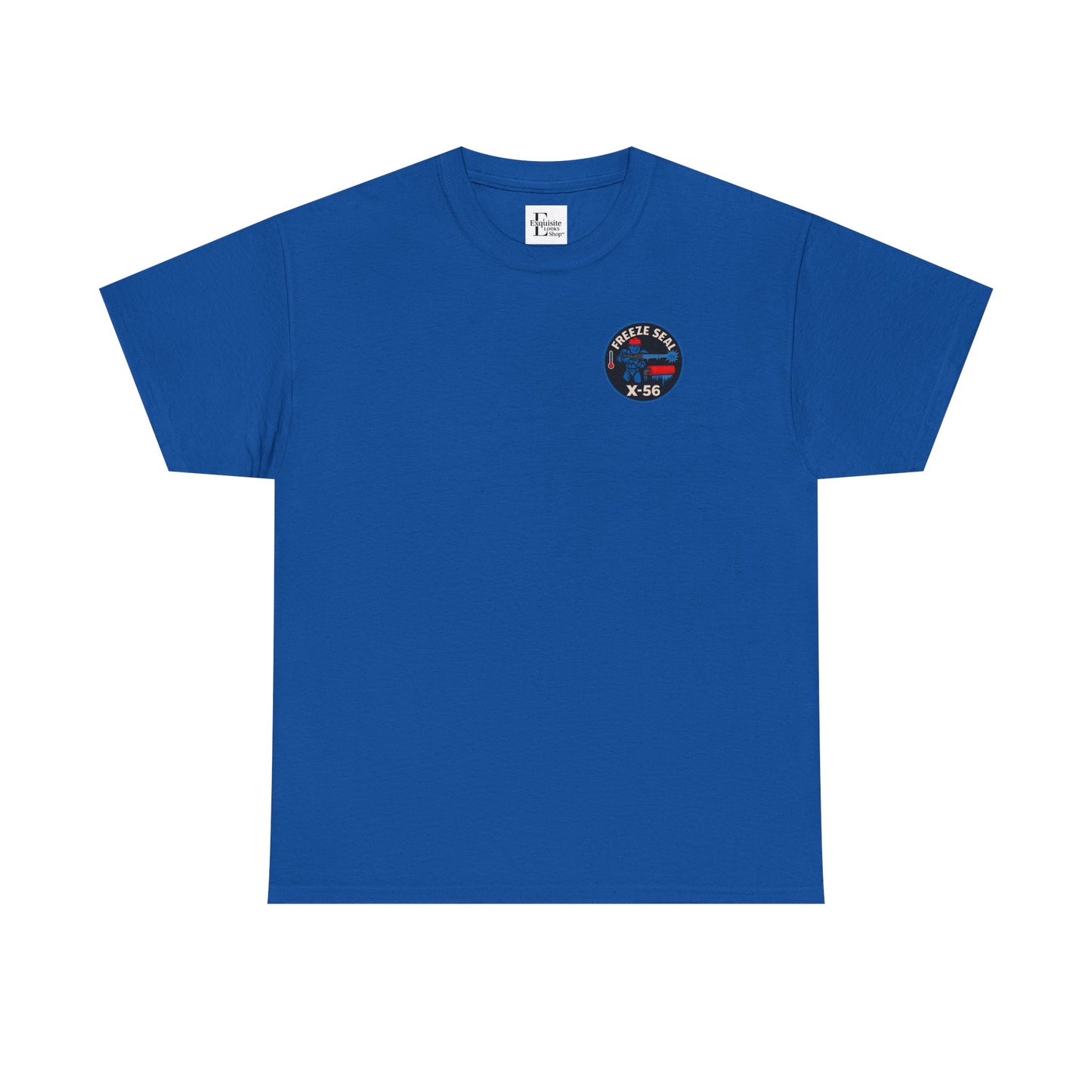 Freeze Seal worker red jacket t shirt  Unisex Cotton Tee