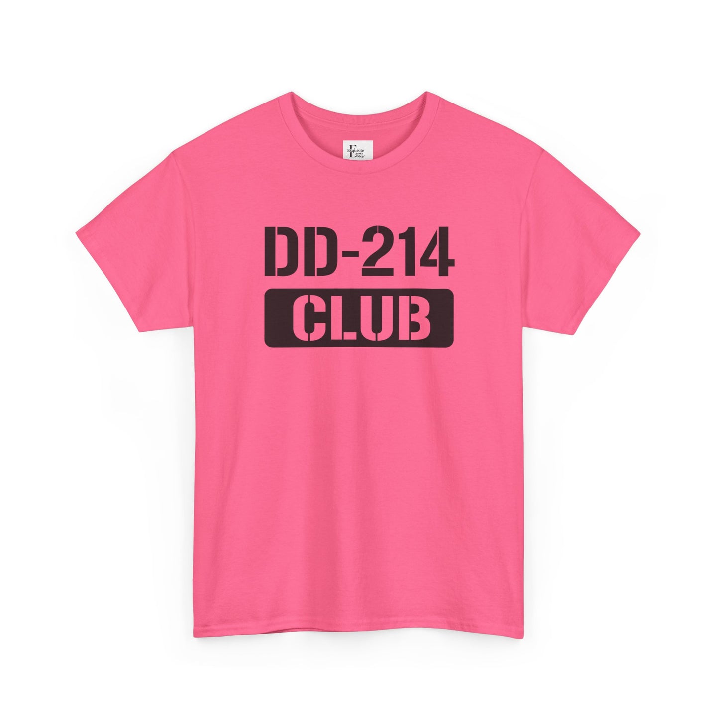 DD-214 Club Unisex Heavy Cotton Tee, Veterans Shirt, Patriotic T-Shirt, Casual Wear, Military Pride Apparel