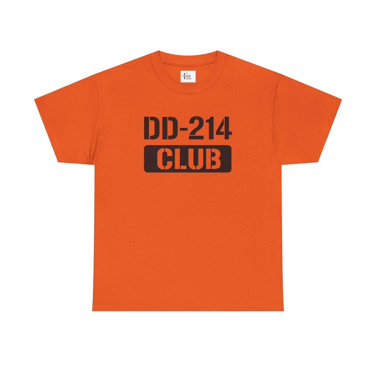 DD-214 Club Unisex Heavy Cotton Tee, Veterans Shirt, Patriotic T-Shirt, Casual Wear, Military Pride Apparel