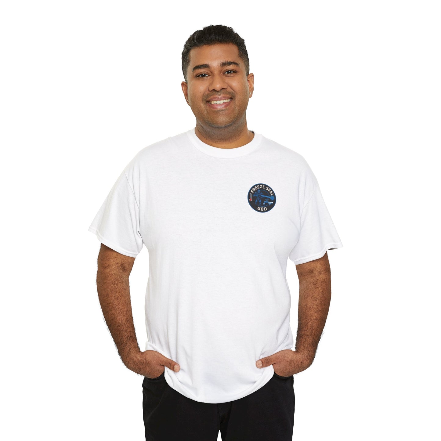 Freeze seal god logo unisex Heavy Cotton Tee