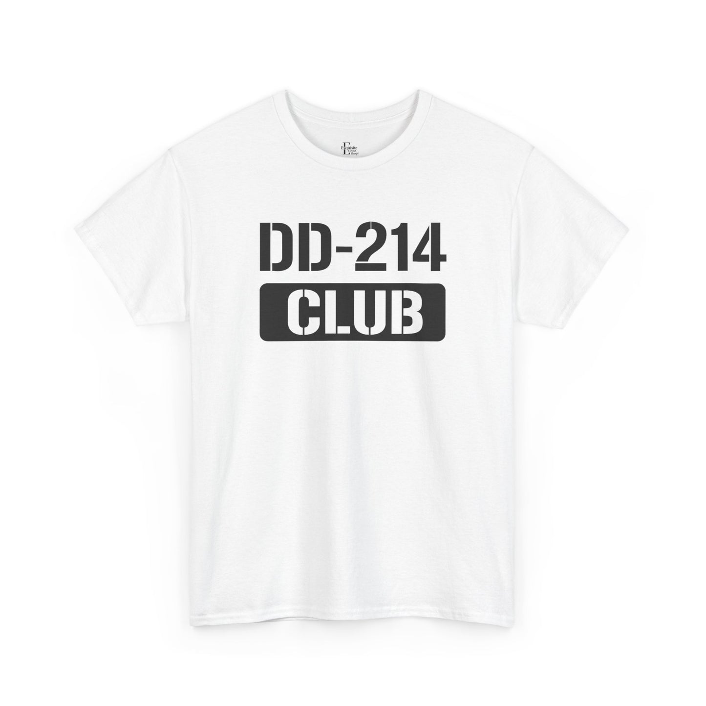 DD-214 Club Unisex Heavy Cotton Tee, Veterans Shirt, Patriotic T-Shirt, Casual Wear, Military Pride Apparel