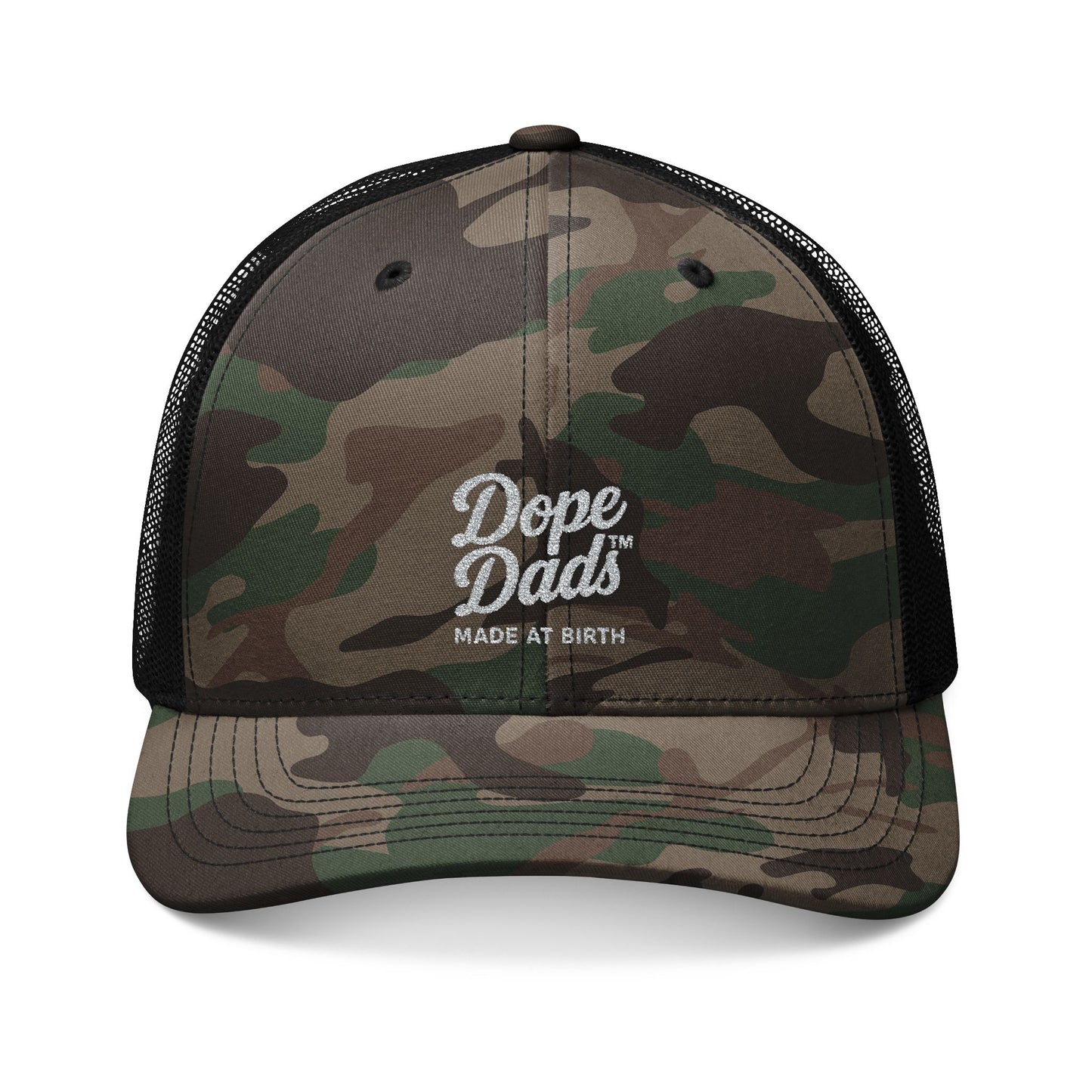Dope dads Camouflage Trucker Hat for Dads
