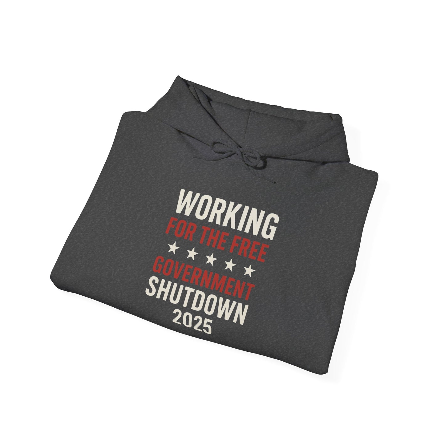 "Working for the free" Government Shutdown 2025 Hoodie