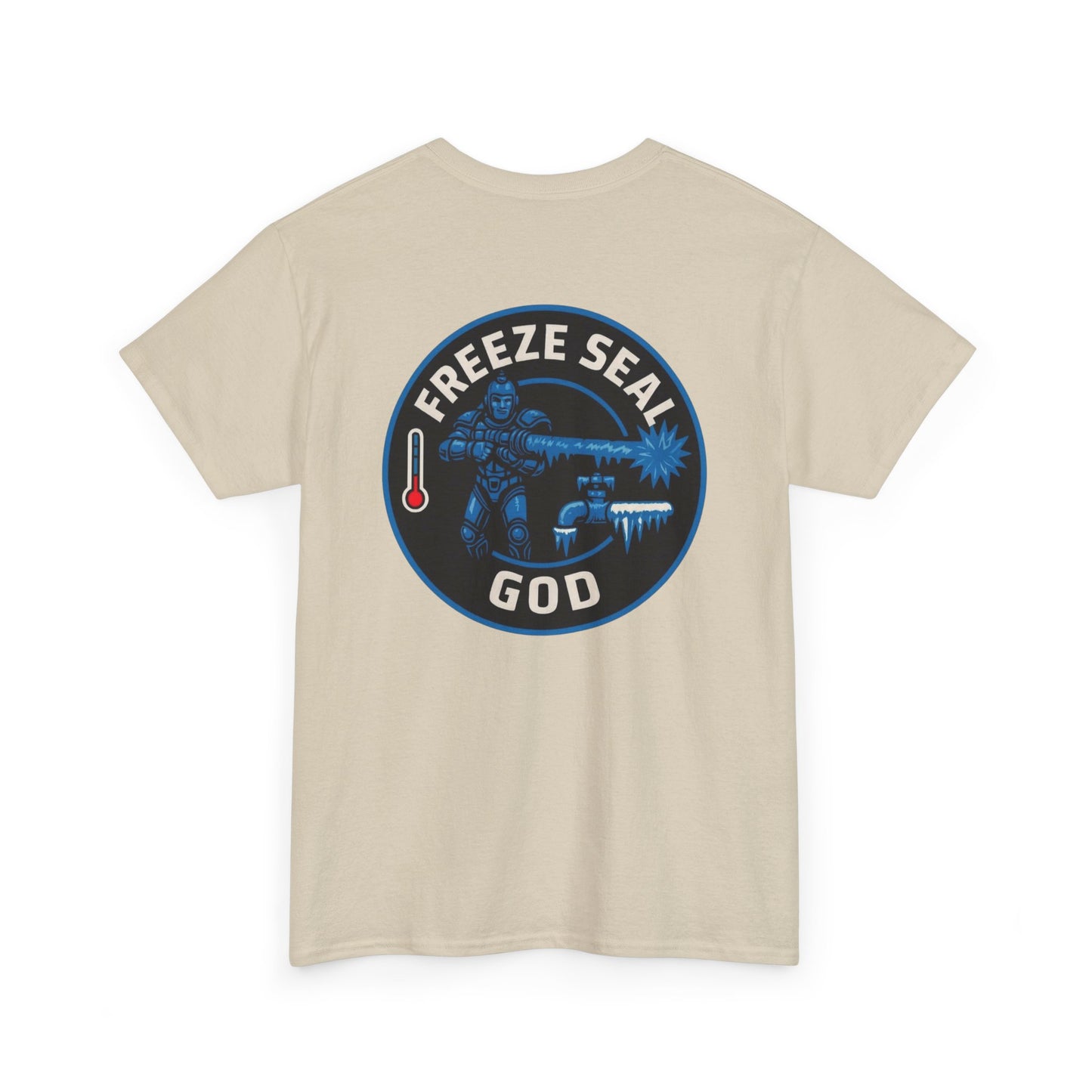 Freeze seal god logo unisex Heavy Cotton Tee