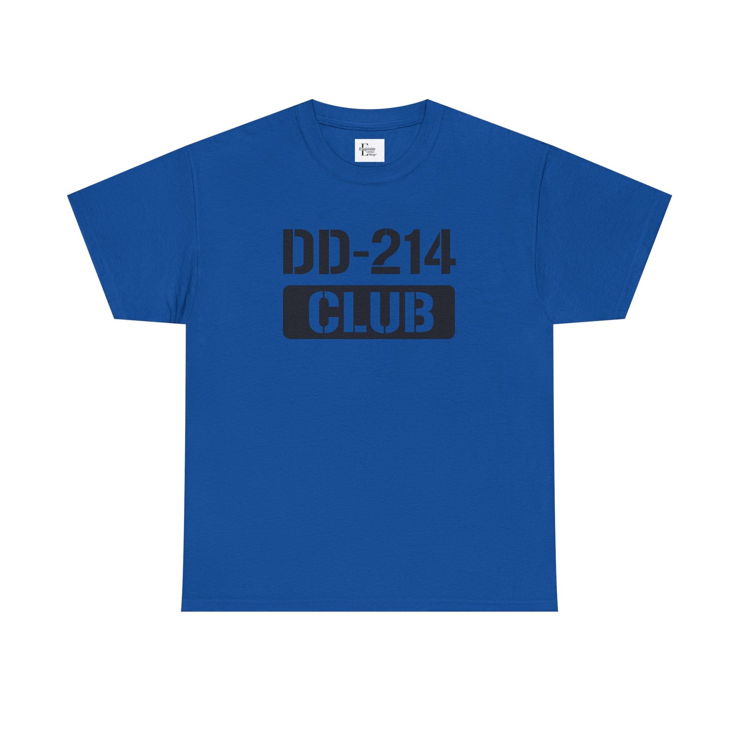 DD-214 Club Unisex Heavy Cotton Tee, Veterans Shirt, Patriotic T-Shirt, Casual Wear, Military Pride Apparel