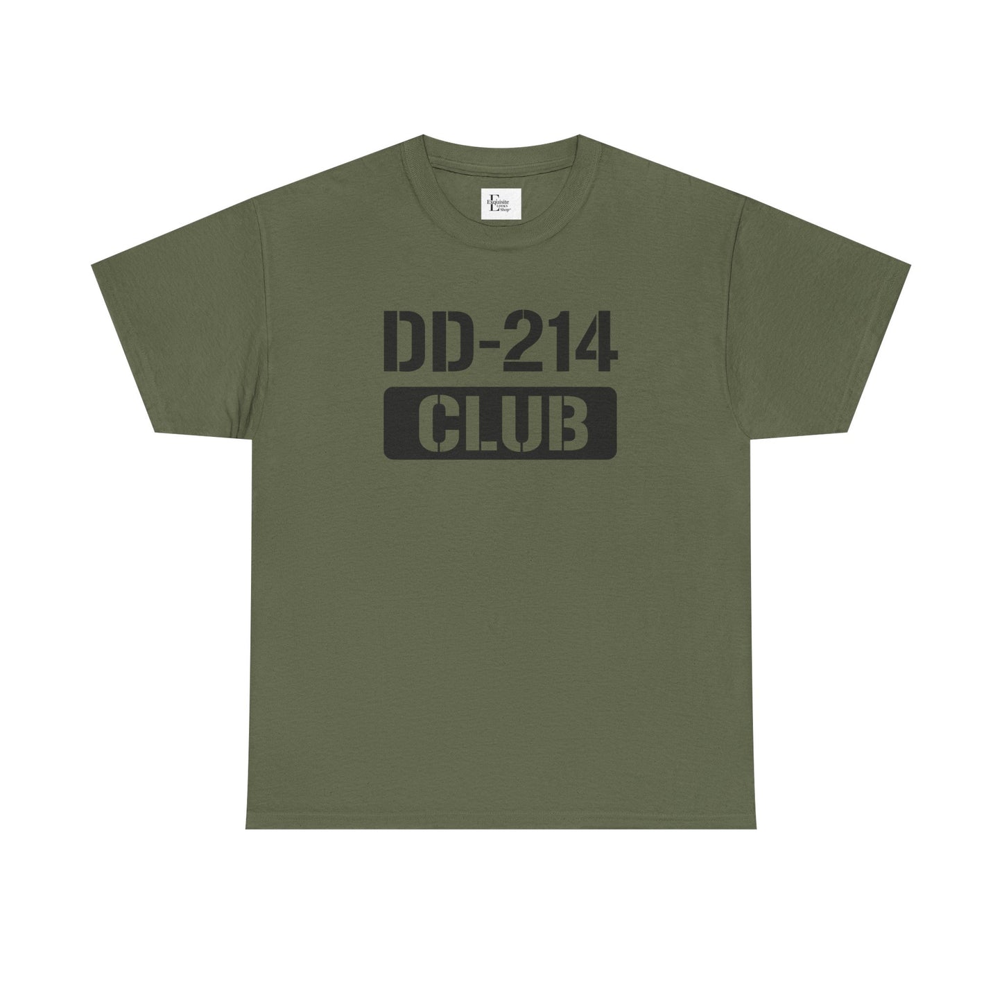 DD-214 Club Unisex Heavy Cotton Tee, Veterans Shirt, Patriotic T-Shirt, Casual Wear, Military Pride Apparel
