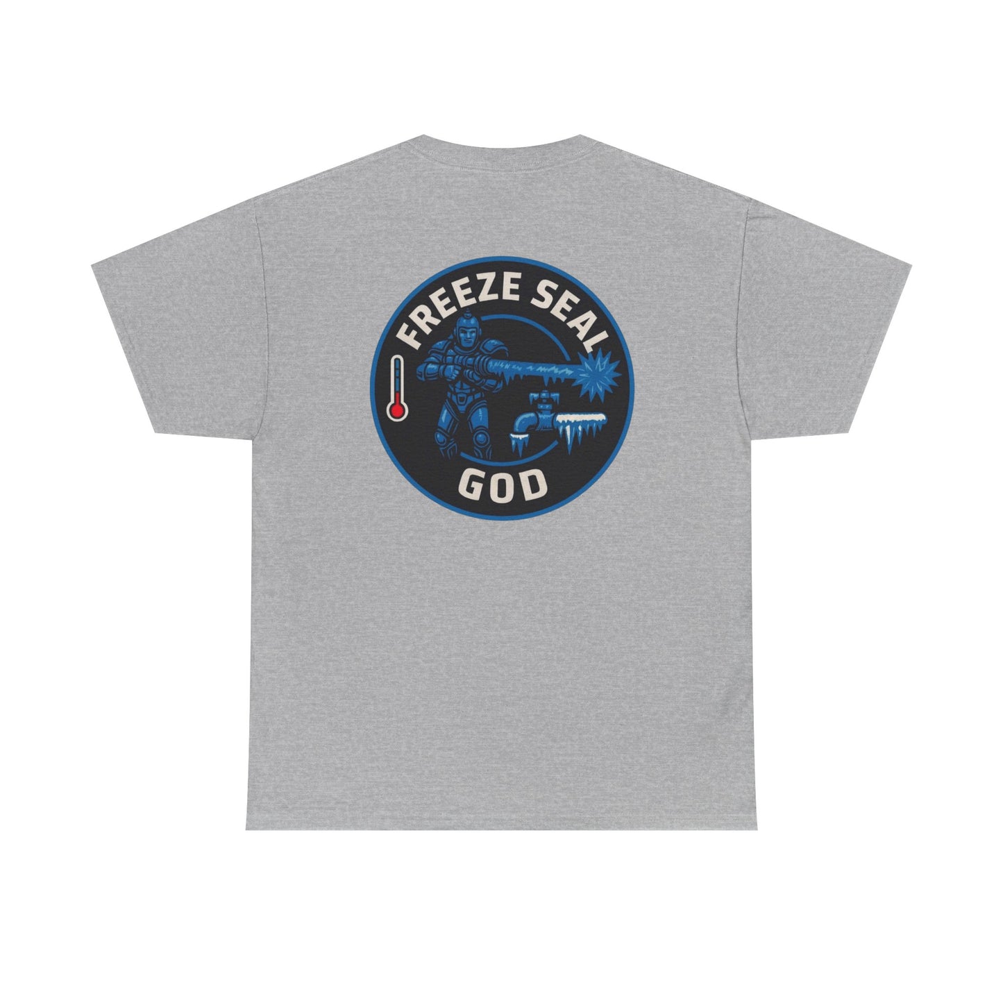 Freeze seal god logo unisex Heavy Cotton Tee
