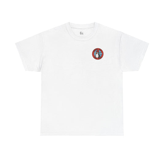 Unisex Heavy Cotton freeze seal pipe shop "penguin" tee