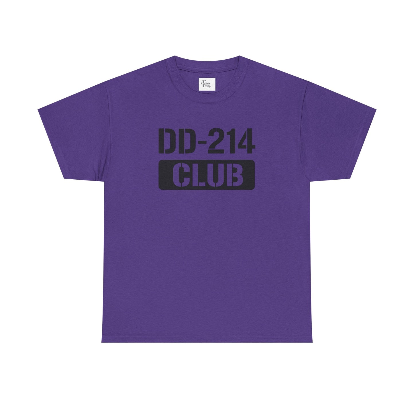 DD-214 Club Unisex Heavy Cotton Tee, Veterans Shirt, Patriotic T-Shirt, Casual Wear, Military Pride Apparel