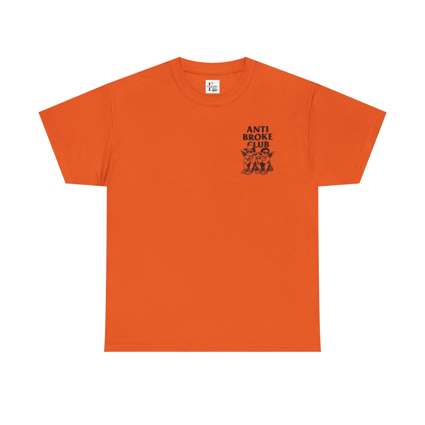 Anti Broke Club Graphic Tee, Casual Wear, Gift for Friends, Streetwear, Statement Shirt