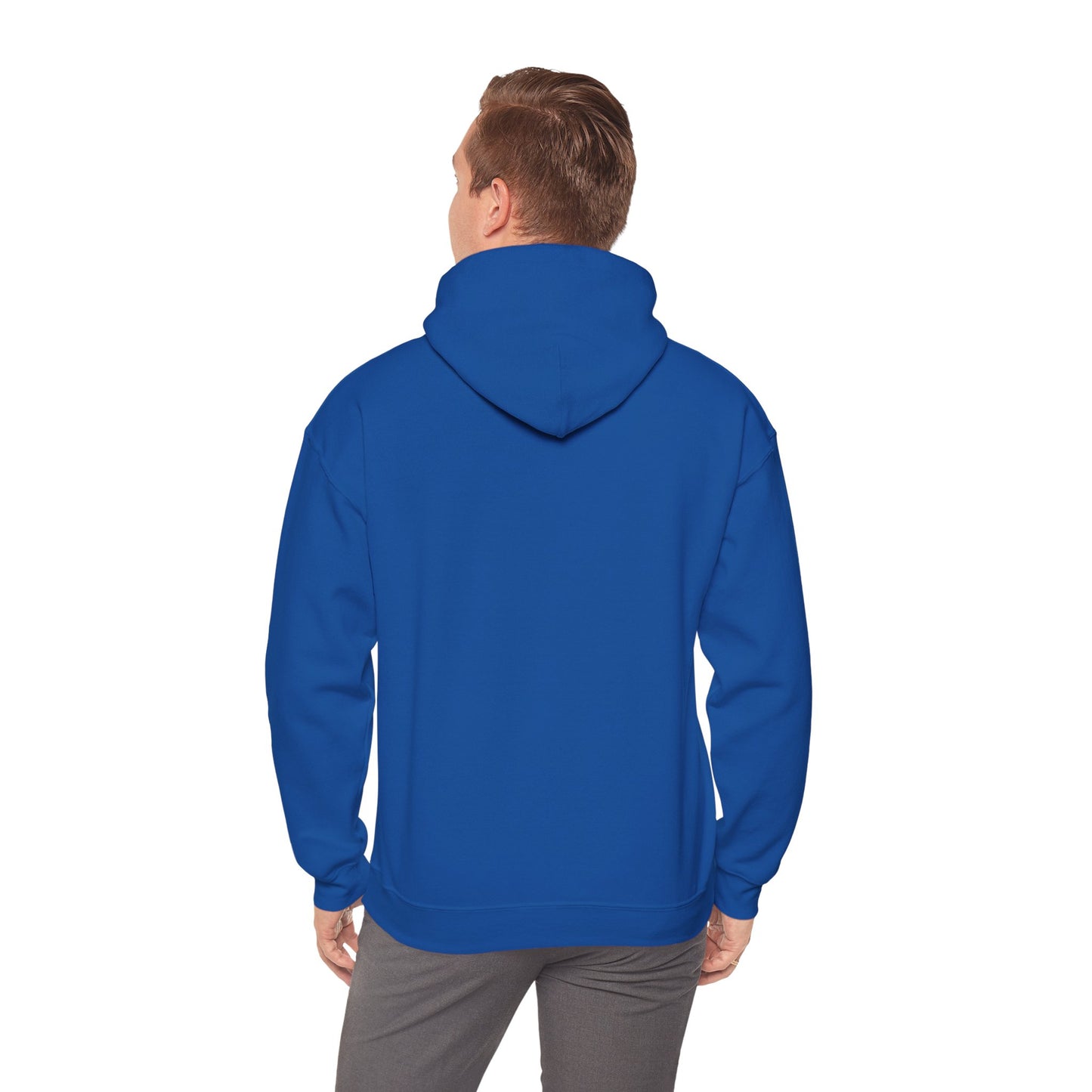 Royal blue and white "I Survived the Government Shutdown" Pullover